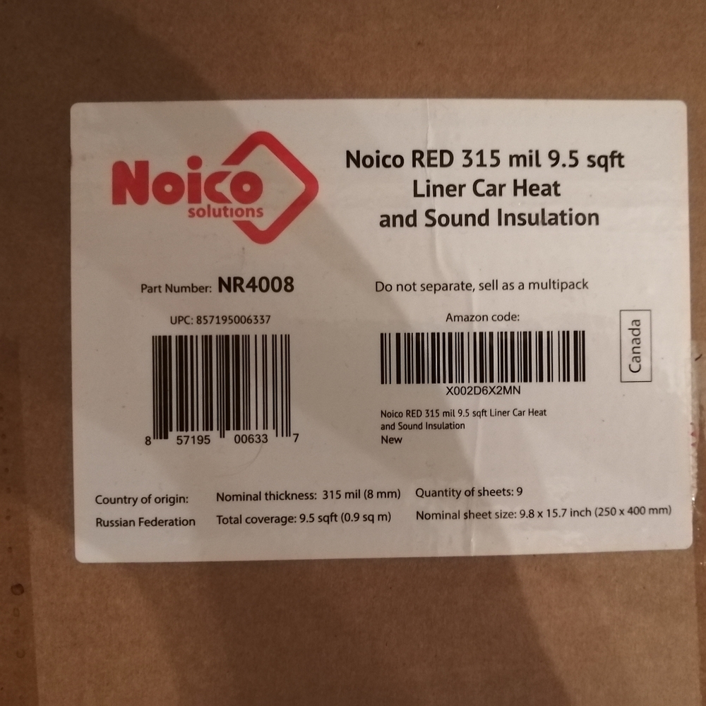 3/$40 Noico Insulation